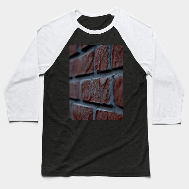 Brick Wall Baseball T-Shirt by maxcode